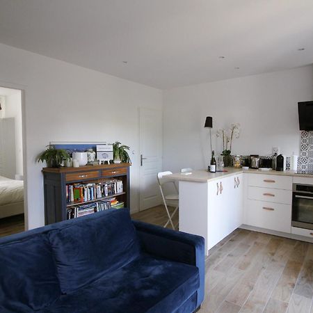 Appartement Avec Terrasse Privee, Plage A Pied Saint-Aubin-Sur-Mer  Buitenkant foto