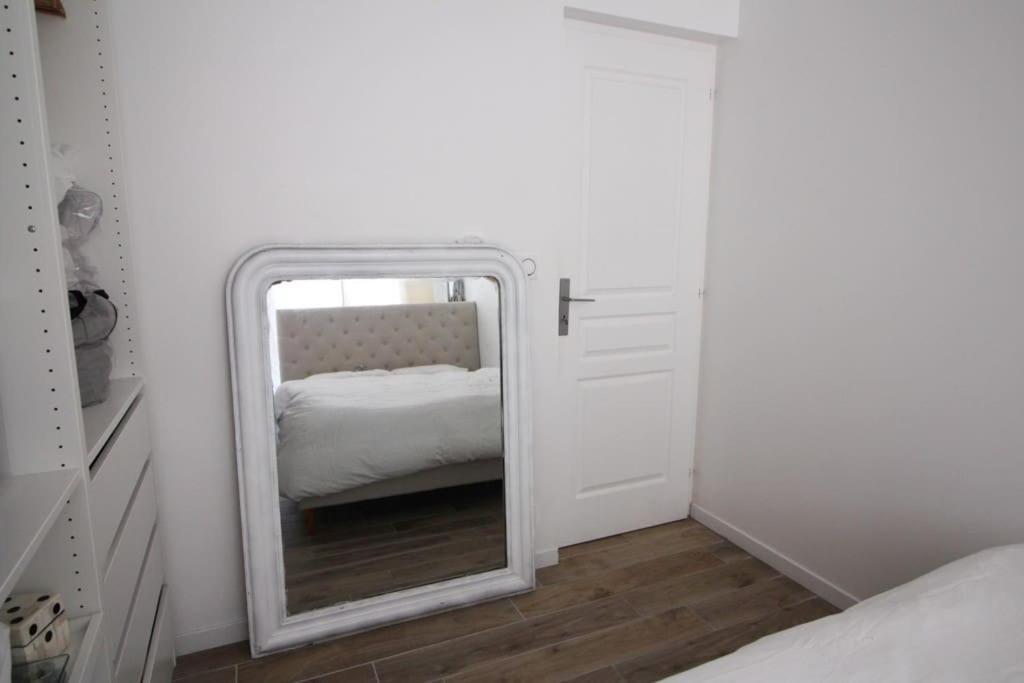 Appartement Avec Terrasse Privee, Plage A Pied Saint-Aubin-Sur-Mer  Buitenkant foto